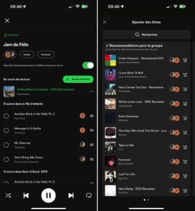Spotify mobile jam session supprimer des morceaux